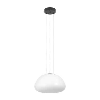 Eglo - Ljuskrona med textilsladd 1xE27/40W/230V svart