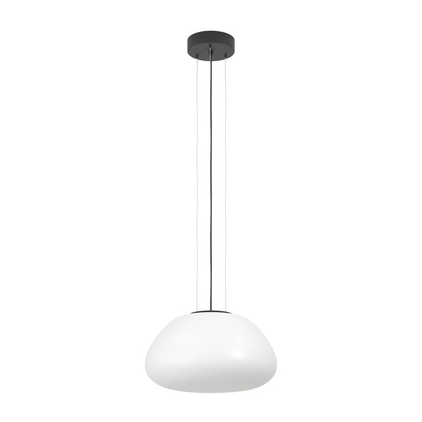 Eglo - Ljuskrona med textilsladd 1xE27/40W/230V svart