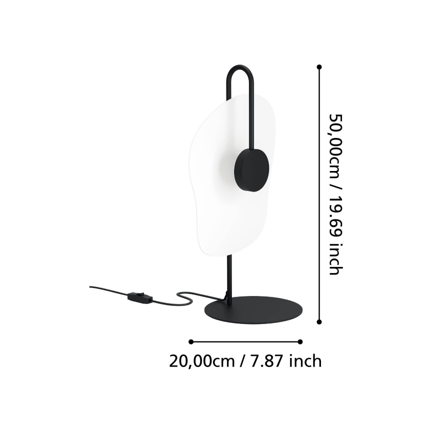 Eglo - LED bordslampa LED/5,4W/230V 3000K svart