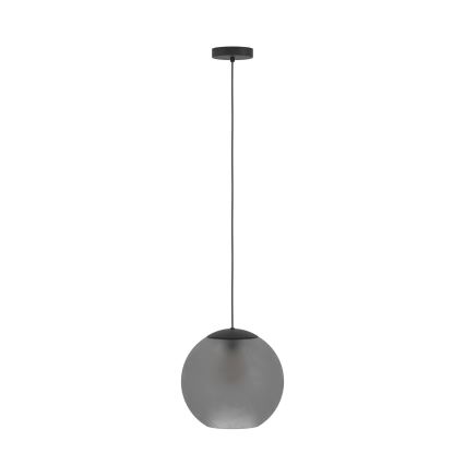Eglo - Ljuskrona med textilsladd 1xE27/40W/230V rökig