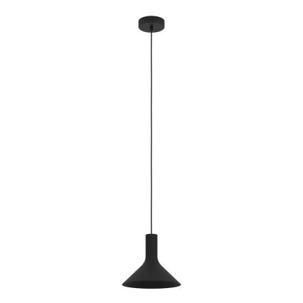 Eglo - Ljuskrona med textilsladd 1xE27/28W/230V svart