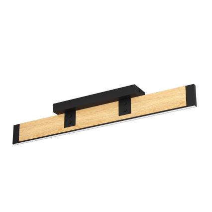 Eglo - LED Dimbar taklampa LED/27W/230V 3000K svart/brun
