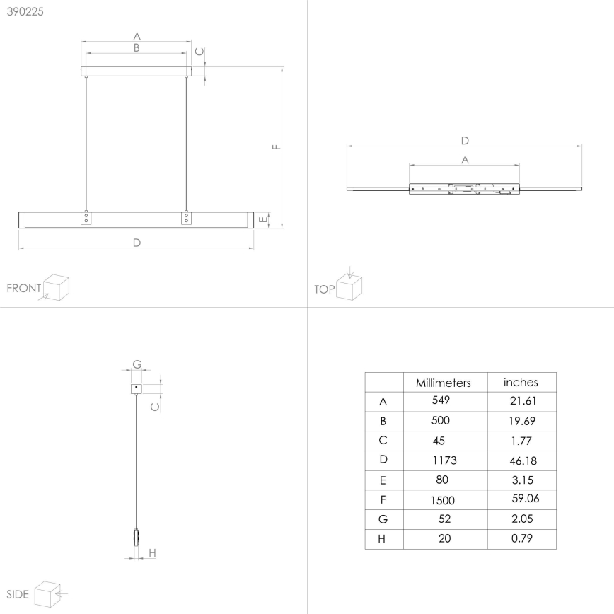 Eglo - LED ljusreglerad ljuskrona på textilsladd LED/28,8W/230V 3000K svart/brun