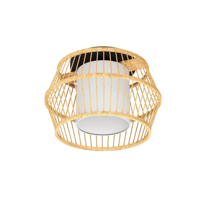 Eglo - Taklampa 1xE27/40W/230V bambu