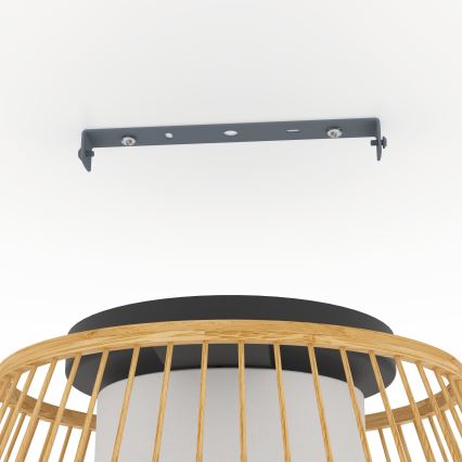 Eglo - Taklampa 1xE27/40W/230V bambu