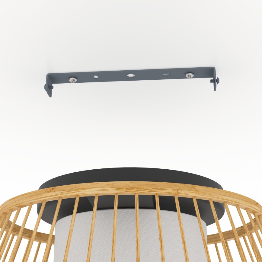 Eglo - Taklampa 1xE27/40W/230V bambu