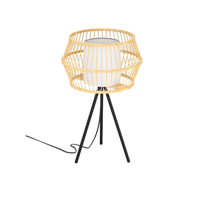 Eglo - Bordslampa 1xE27/40W/230V bambu