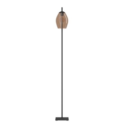Eglo - Golvlampa 1xE27/40W/230V brun