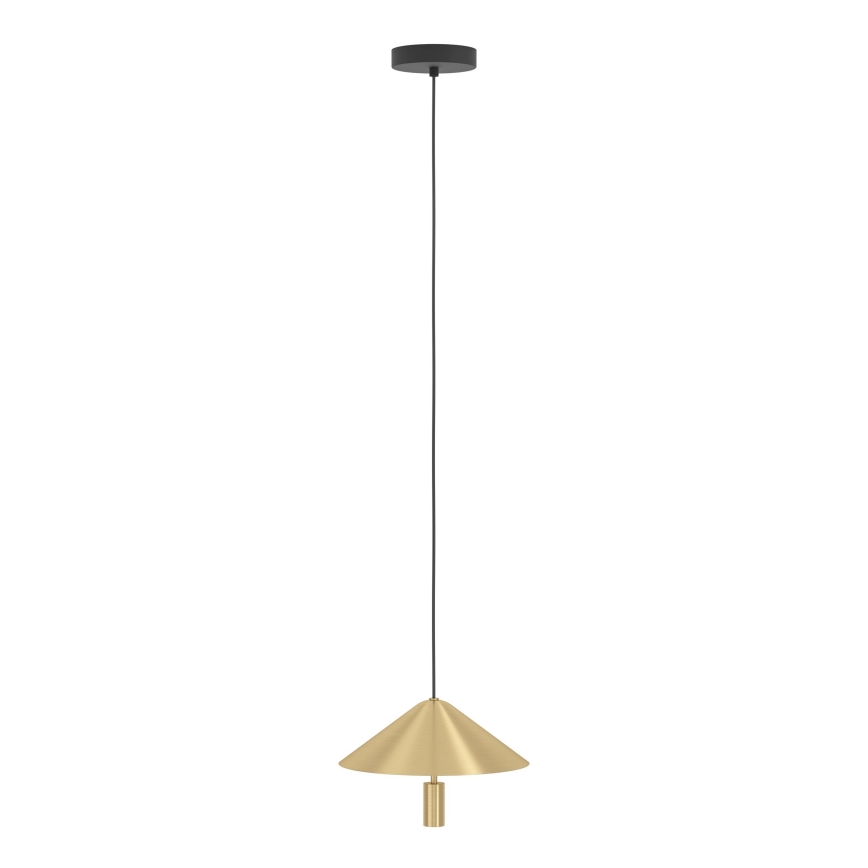 Eglo - LED ljuskrona med textilsladd LED/12W/230V 3000K guld