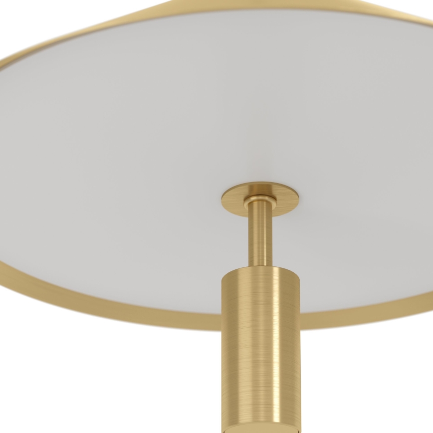 Eglo - LED ljusreglerad ljuskrona på textilsladd 3xLED/12W/230V 3000K guld