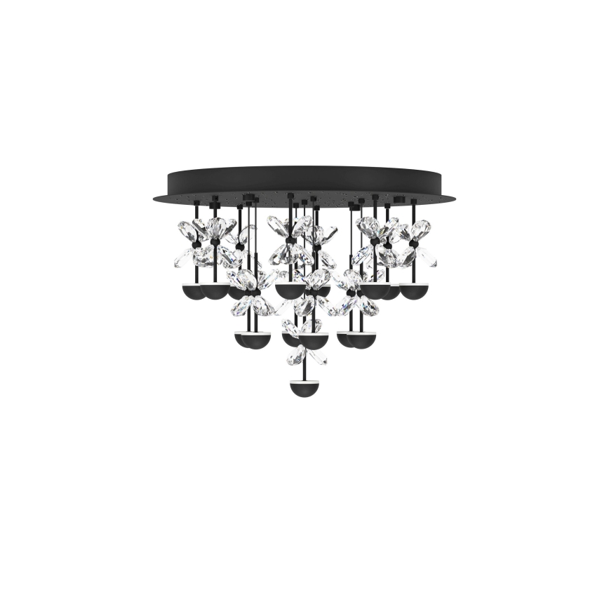 Eglo - LED Dimbar taklampa LED/27W/230V 3000K svart