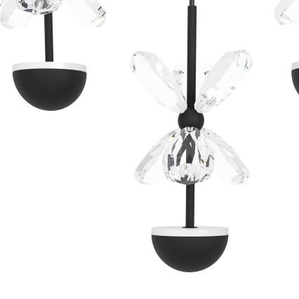 Eglo - LED Dimbar taklampa LED/77,4W/230V 3000K svart