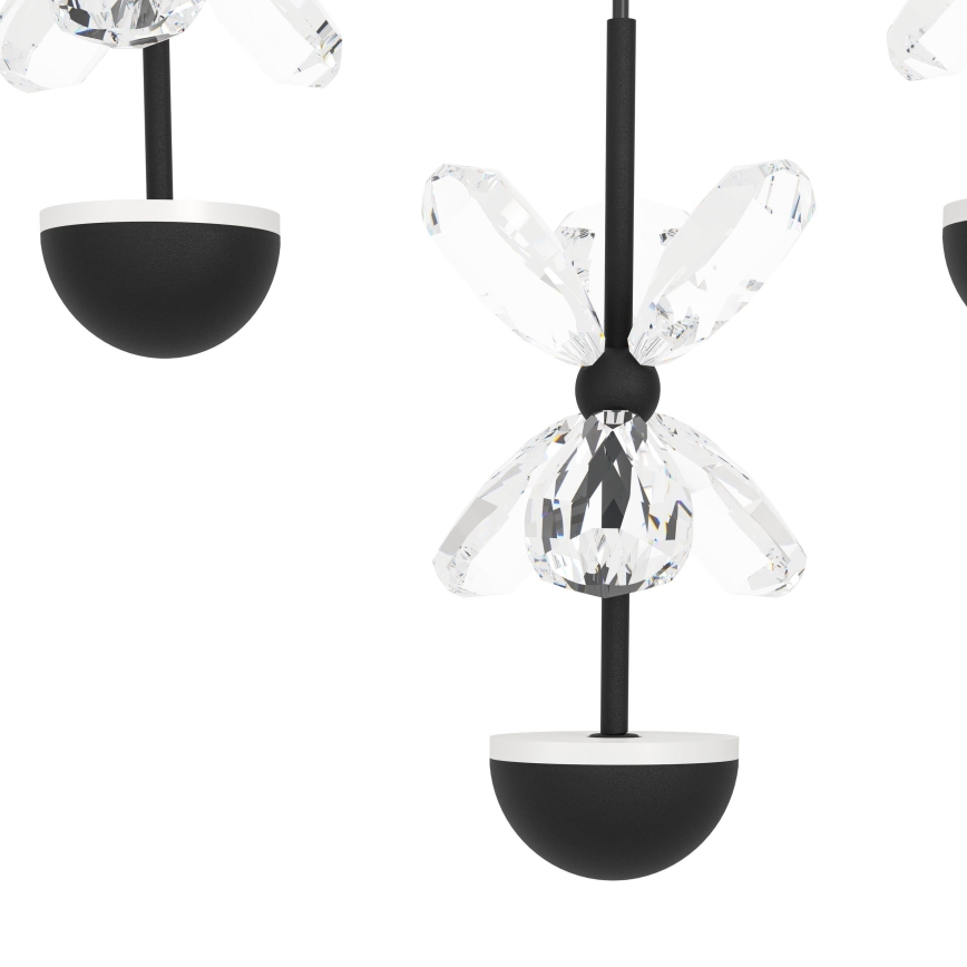 Eglo - LED Dimbar taklampa LED/77,4W/230V 3000K svart