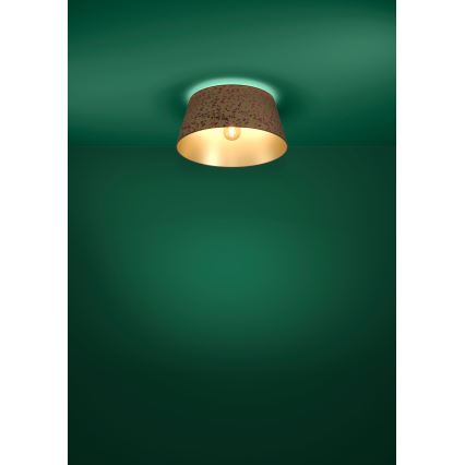 Eglo - Taklampa 1xE27/25W/230V guld/rosa