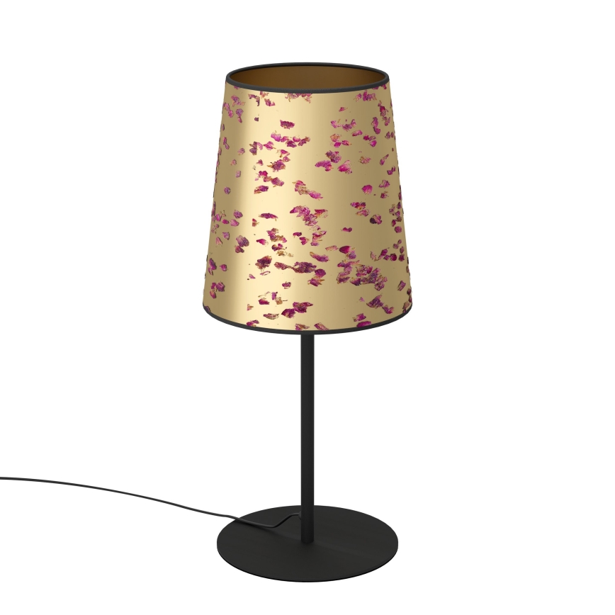 Eglo - Bordslampa 1xE27/25W/230V guld/rosa