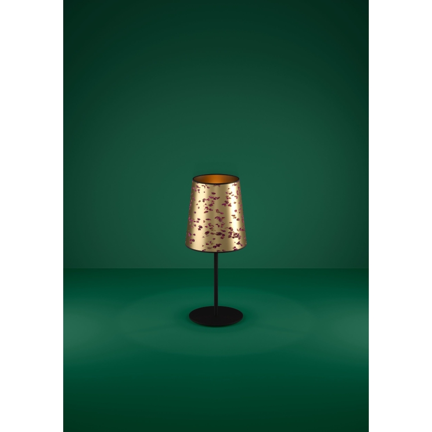 Eglo - Bordslampa 1xE27/25W/230V guld/rosa