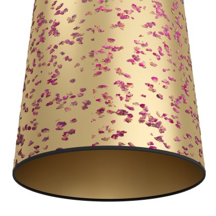 Eglo - Golvlampa 1xE27/25W/230V guld/rosa
