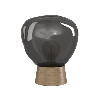 Eglo - Bordslampa 1xE27/40W/230V rökig