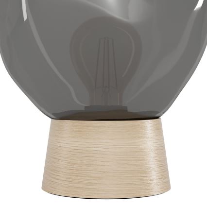 Eglo - Bordslampa 1xE27/40W/230V rökig