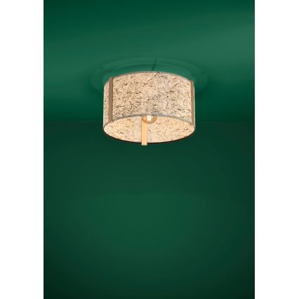 Eglo - Taklampa 1xE27/25W/230V beige