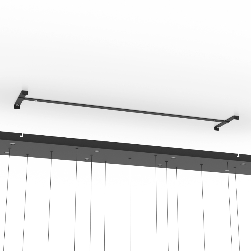Eglo - LED ljusreglerad ljuskrona på textilsladd 8xLED/4,2W/230V 3000K genomskinlig