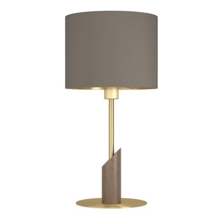 Eglo - Bordslampa 1xE27/40W/230V brun/guld