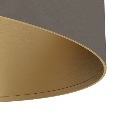 Eglo - Golvlampa 1xE27/40W/230V brun/guld