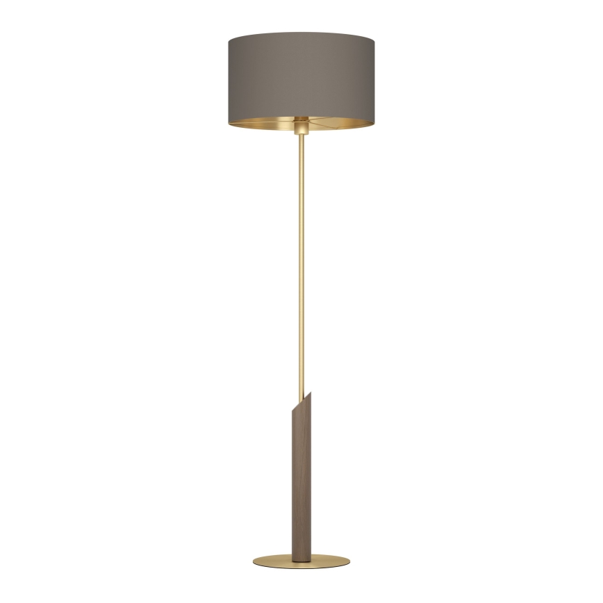 Eglo - Golvlampa 1xE27/40W/230V brun/guld