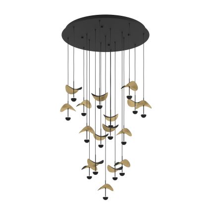Eglo - LED ljusreglerad ljuskrona på textilsladd 17xLED/2,3W/230V 3000K diameter 78 cm