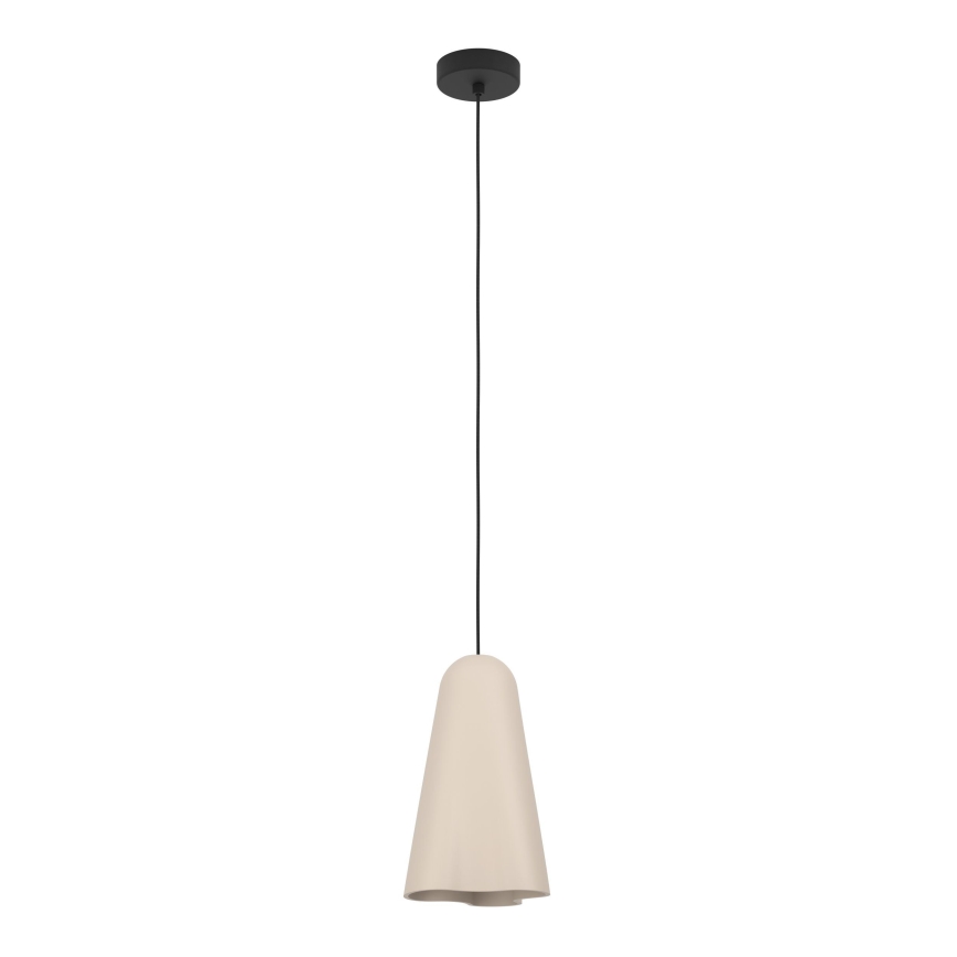 Eglo - Ljuskrona med textilsladd 1xE27/40W/230V beige