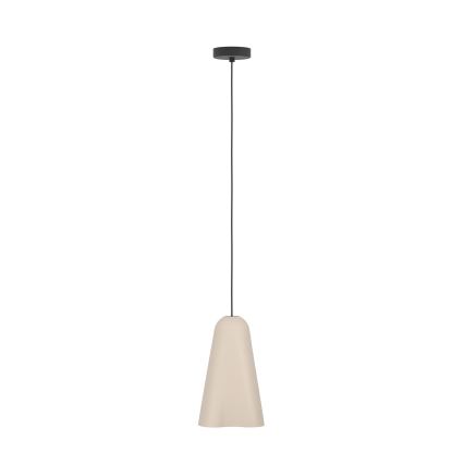 Eglo - Ljuskrona med textilsladd 1xE27/40W/230V beige