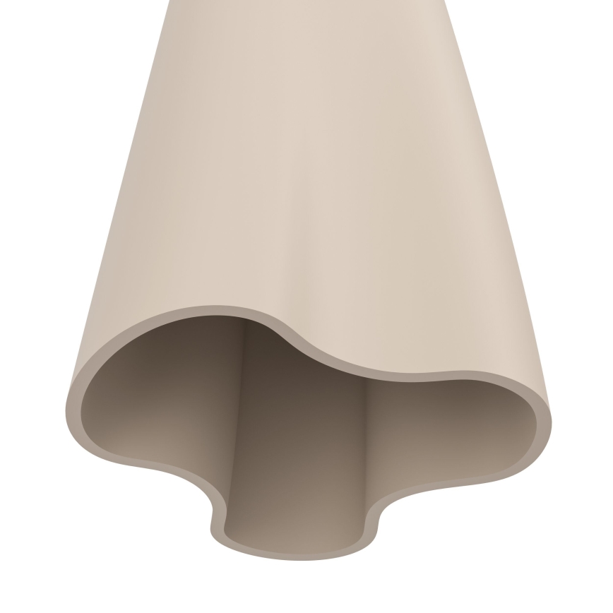 Eglo - Ljuskrona med textilsladd 3xE27/40W/230V beige