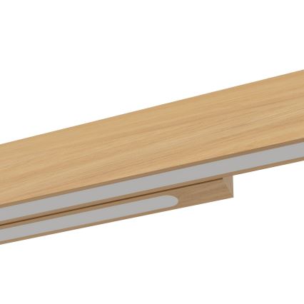 Eglo - LED ljusreglerad ljuskrona på textilsladd LED/21W/230V 3000K brun