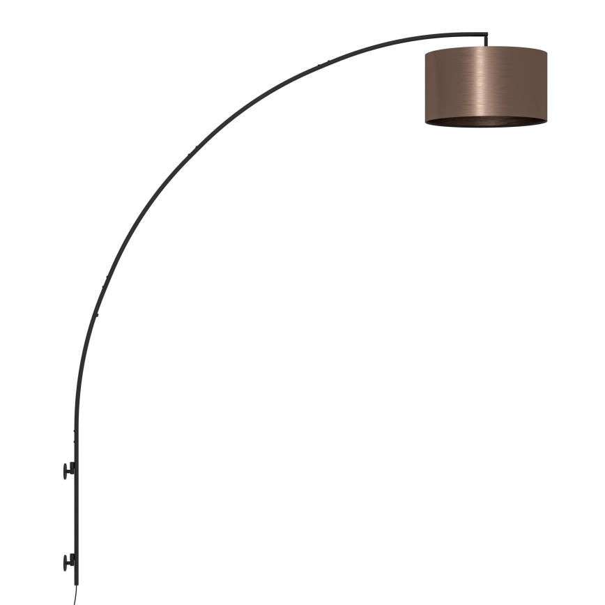 Eglo - Vägglampa 1xE27/40W/230V koppar