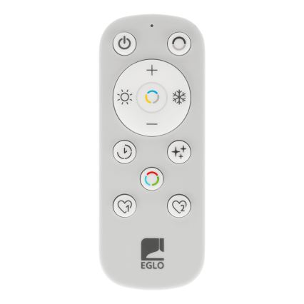 Eglo - LED Dimbar bordslampa LED/21W/230V 2700-6500K svart/guld + fjärrkontroll