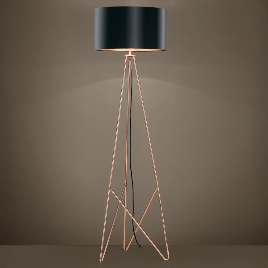 Eglo 39229 - Golvlampa CAMPORALE 1xE27/60W/230V