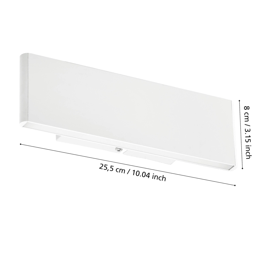Eglo - LED väggbelysning 2xLED/5,4W/230V