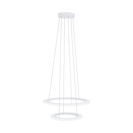 Eglo 39273 - LED ljusreglerad ljuskrona på textilsladd PENAFORTE 1xLED/33W/230V + 1xLED/19,W