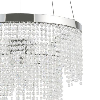 Eglo - LED ljusreglerad ljuskrona på textilsladd LED/45W/230V