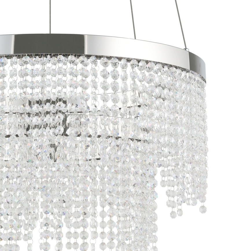 Eglo - LED ljusreglerad ljuskrona på textilsladd LED/45W/230V