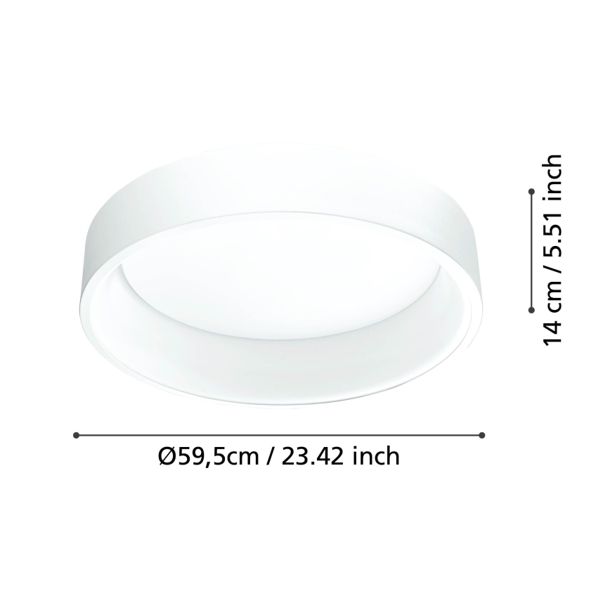 Eglo - LED Dimbar taklampa 1 LED/35,2W/230V