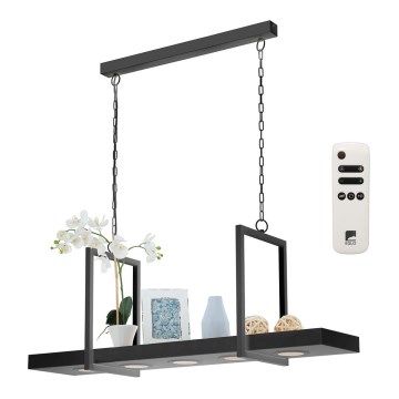 Eglo 39348 - LED RGB Dimbar Ljuskrona med kedja CALAMONA 5xLED/6W/230V + Fjärrkontroll 