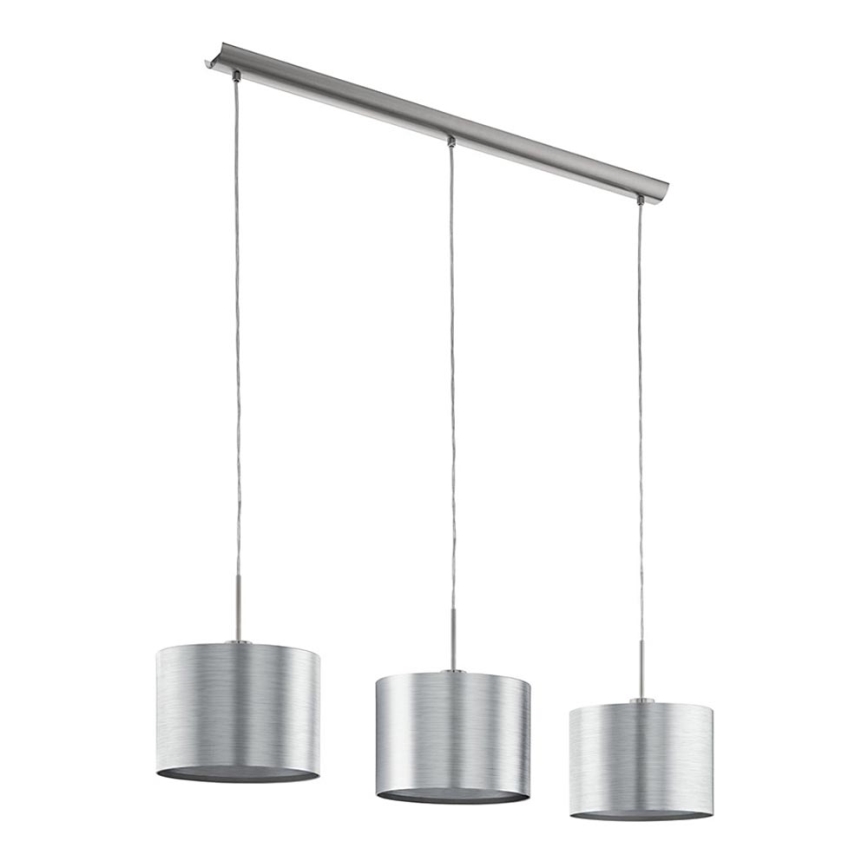 Eglo 39353 - Hängande lampa SAGANTO 3xE27/60W/230V