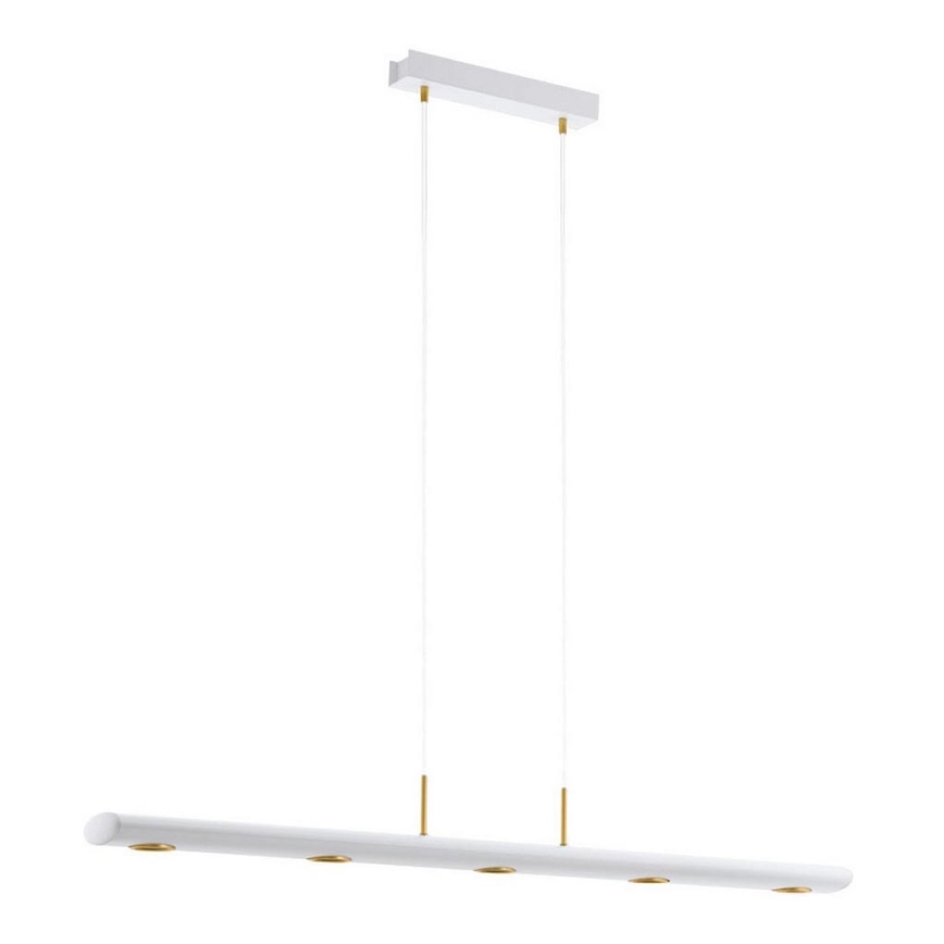 Eglo 39371 - Dimbar LED-lampakrona med snöre CANELAS 5xLED/4,6W/230V