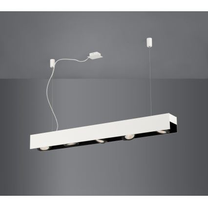 Eglo 39372 - Dimbar LED-lampakrona med snöre BADALONA 5xLED/5,4W/230V