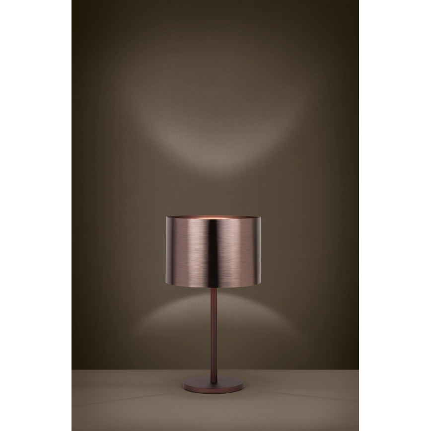 Eglo - Bordslampa 1xE27/60W/230V koppar