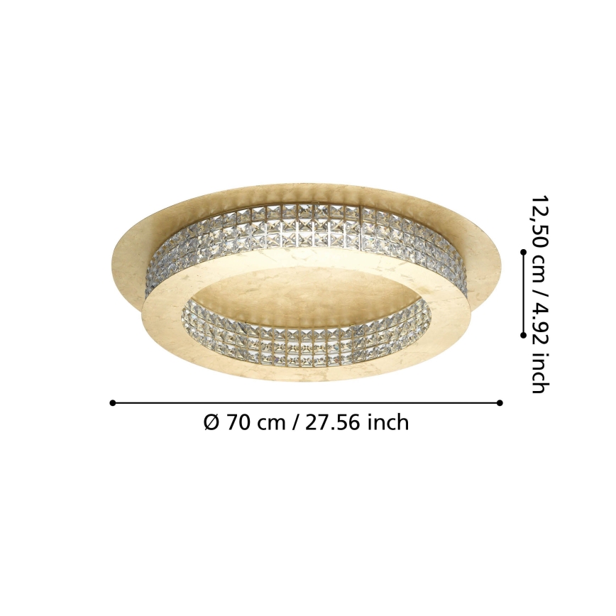 Eglo - LED Dimbar taklampa LED/44W/230V