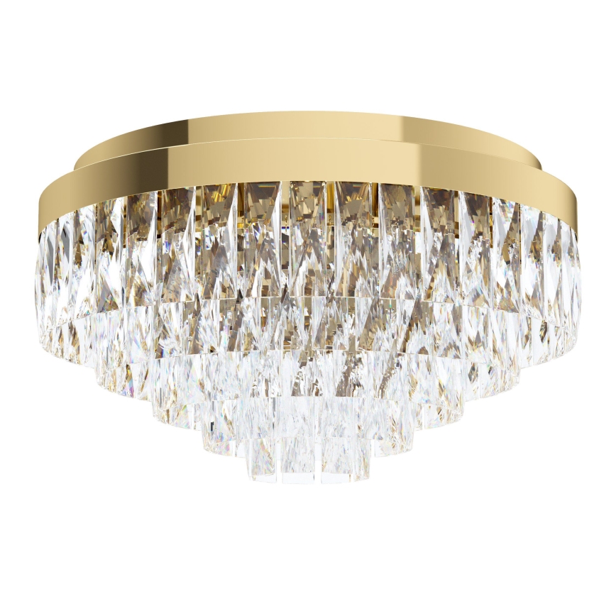 Eglo - Takbelysning 8xE14/40W/230V guld