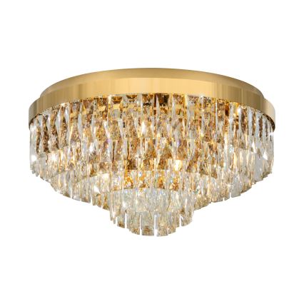 Eglo - Takbelysning 11xE14/40W/230V guld