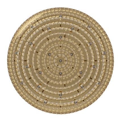 Eglo - Takbelysning 25xE14/40W/230V guld